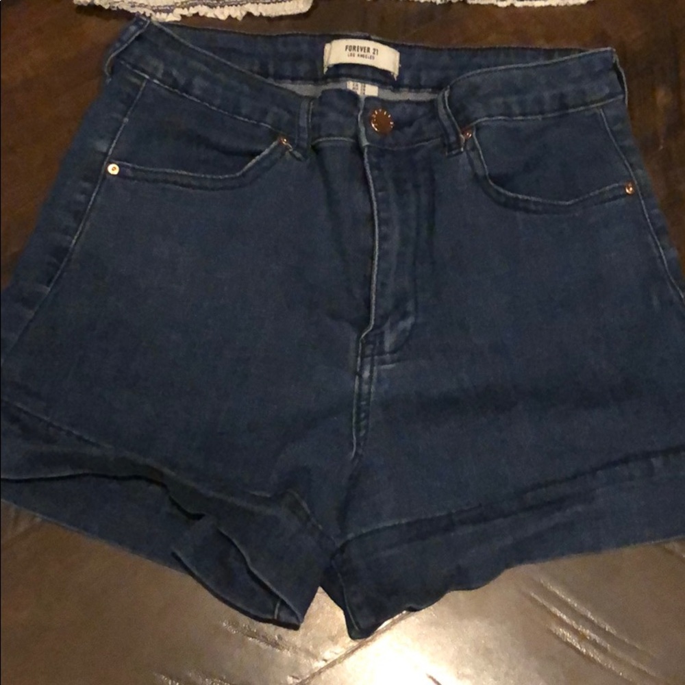 Tube top and comfortable jean shorts